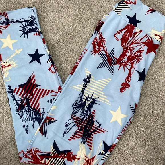 ⭐️ LLR One Size Americana Leggings ⭐️ - Picture 1 of 3